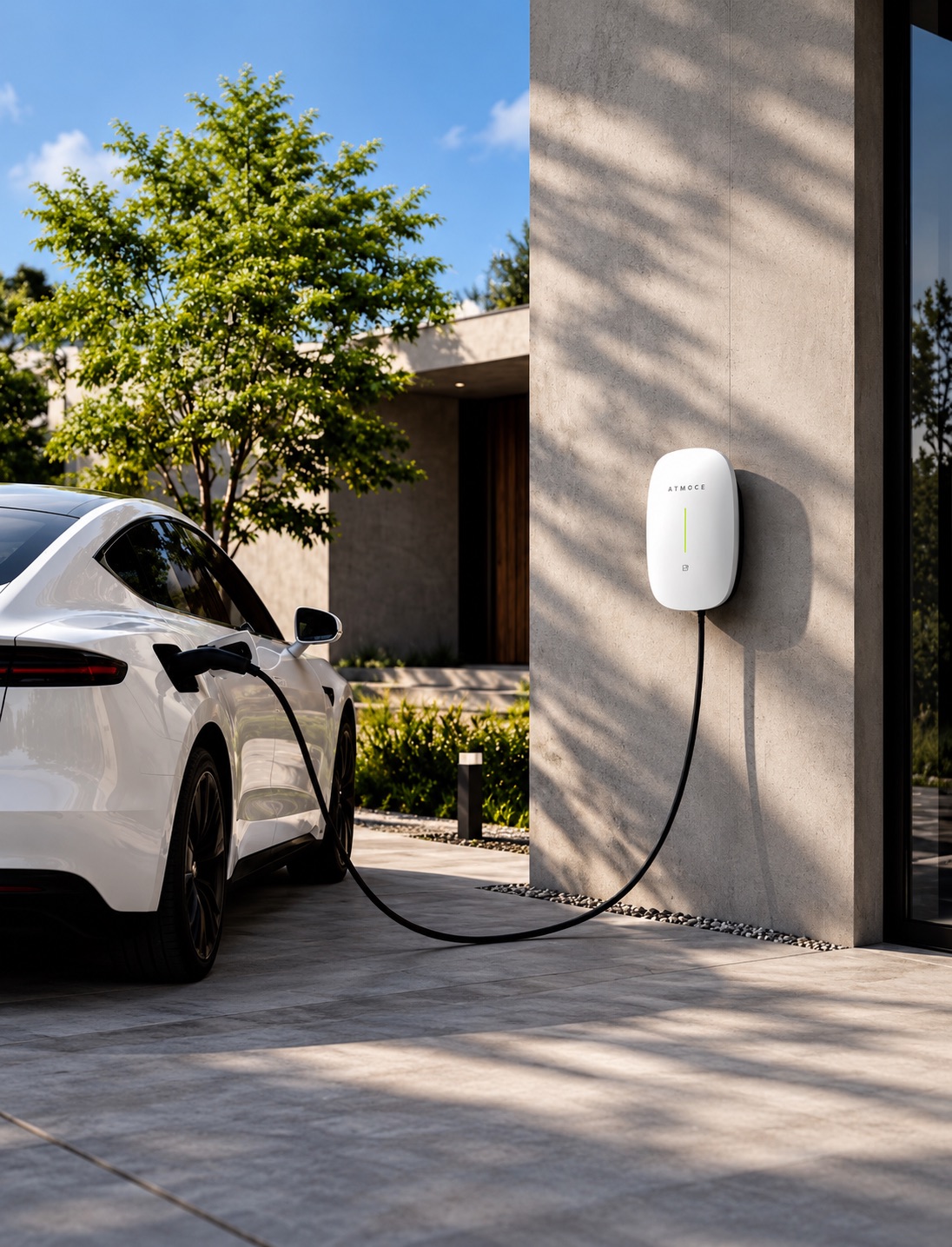 borne de recharge véhicule électrique Atmoce